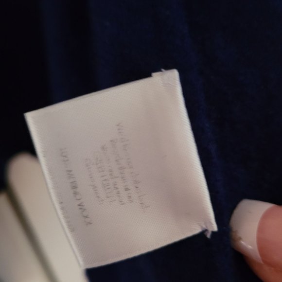 EILEEN FISHER ~ Boiled Merino Wool JACKET Seamed Asymmetric DEEP BLUE ~ S - Picture 3 of 4